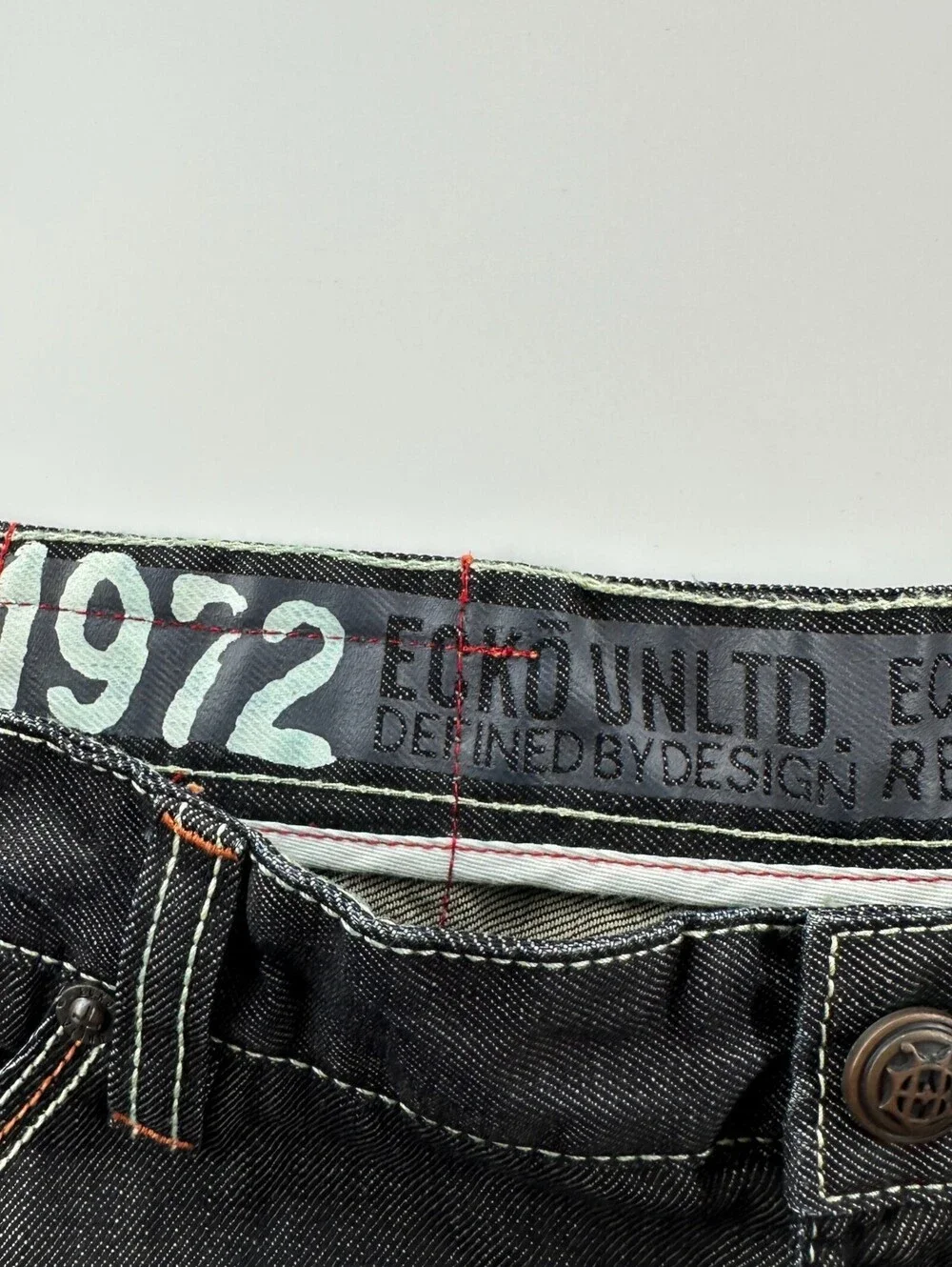 Ecko Unltd 1972 Relaxed Fit Jeans Style 35427 Dark Wash Size 36 X 32